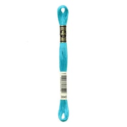 Fil à broder DMC - Mouliné spécial - Turquoise n°3845