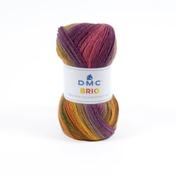 Pelote de fil à tricoter - DMC - Brio - Rouge 405