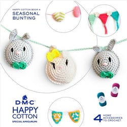 Livret de crochet - Happy Cotton - Book n°4 - Guirlande saisonnière Amigurumi - Dmc