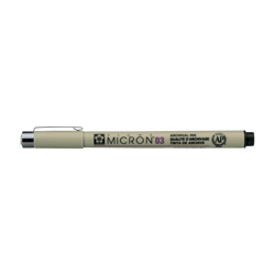 Feutre Pigma Micron - Sakura - noir pointe calibre 03