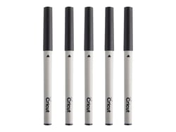 Lot de 5 stylos multi-usages Cricut™ - Noir - Pointe fine à moyenne
