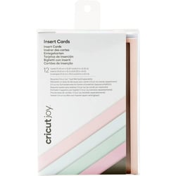 Lot de 12 inserts de cartes Cricut Joy ™- Macarons - 11,43 x 15,87 cm