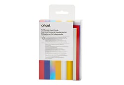 Lot de 18 inserts de cartes Foil Cricut™ - Célébration - 8,9 x 12,4 cm