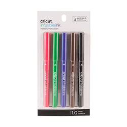 Lot de 5 feutres pointe moyenne - Cricut™ - Couleurs assorties - Infusible Ink™ 1.0