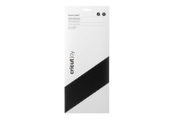 Lot de 4 vinyles amovibles inscriptibles Cricut Joy™ - Smart Label™ - Noir - 14 x 33 cm
