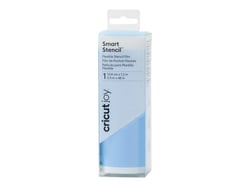 Film de pochoir flexible Cricut Joy™ - Smart Stencil™ - Bleu transparent - 13,9 x 120 cm