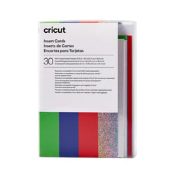 Lot de 30 inserts de cartes Cricut™ - Rainbow - 11,4 x 16,2 cm