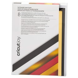 Lot de 8 inserts de cartes Foil Cricut Joy™ - Royal Flush - 11,4 x 15,9 cm