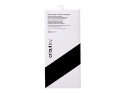 Lot de 10 papiers cartonnés autocollants Cricut Joy™  - Smart Paper™  - Noir - 14 x 33 cm