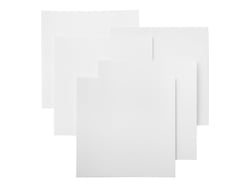 Lot de 10 papiers cartonnés autocollants Cricut™ - Smart Paper™  - Blanc - 33 x 33 cm