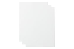 Lot de 3 vinyles permanents inscriptibles Cricut Joy Xtra™ – Smart Label™ - Blanc - 24,1 x 33 cm