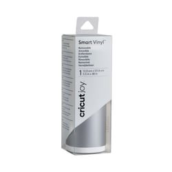 Vinyle amovible Cricut Joy™ - Smart Vinyl™ - Argent mat - 13,9 x 121,9 cm