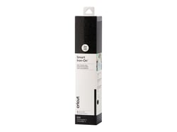 Vinyle thermocollant Cricut - Smart Iron-On™ - Noir pailleté - 33 x 270 cm