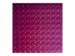 Vinyle permanent Cricut Joy™ - Smart Vinyl™ Holographic Crystals - Rose festif - 13,9 x  121,9 cm