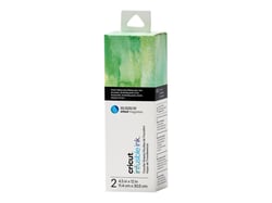 Lot de 2 feuilles de transfert Cricut™ Infusible Ink - Vert aquarelle - 11,4 x 30,5 cm