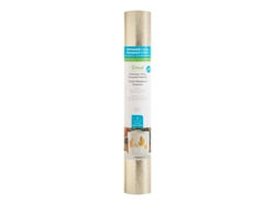 Vinyle permanent Cricut - Premium Vinyl™  Textured Metallic - Platine - 30,5 x 122 cm