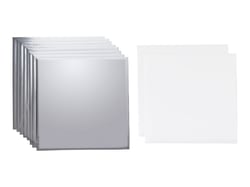 Lot de 8 feuilles transfert Foil Cricut™ - Argent - 30,5 x 30,5 cm
