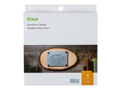 Lot de 4 Feuilles d'aluminium Cricut™ - 10 x 10 cm