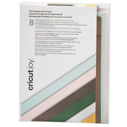 Lot de 8 inserts de cartes Foil Cricut Joy™ - Forêt - 11,4 x 15,9 cm