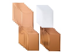 Lot de 24 feuilles transfert Foil Cricut™ - Or rose - 10,1 x 15,2 cm