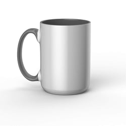 Mug biseauté Cricut™ - Gris - 425 ml