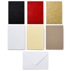 Lot de 42 inserts de cartes Cricut™ - Glitz & Glam - 8,9 x 12,1 cm