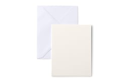 Lot de 12 cartes aquarelle Cricut Joy™ – Blanc - 10,7 x 13,9 cm
