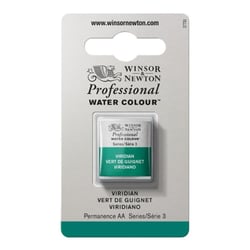 1/2 godet - Peinture aquarelle Winsor & Newton - Vert de Guignet n°692 - Extra fine - Transparent