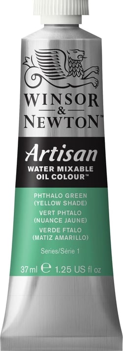 Peinture à l'huile - Artisan - 37ml - vert de phtalo jaune