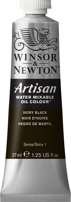 Peinture à l'huile - Artisan - 37ml - noir ivoire