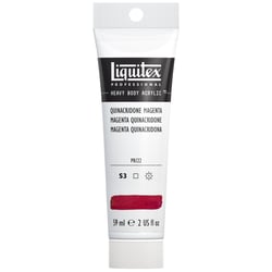Tube 59 ml de peinture acrylique Liquitex Heavy Body série 3 - Magenta quinacridone - Extra-fine