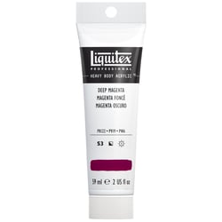 Tube 59 ml de peinture acrylique Liquitex Heavy Body série 3 - Magenta foncé - Extra-fine