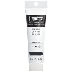 Tube 59 ml de peinture acrylique Liquitex Heavy Body série 1 - Gris de payne - Extra-fine