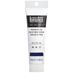 Tube 59 ml de peinture acrylique Liquitex Heavy Body série 2 - Bleu de prusse - Extra-fine