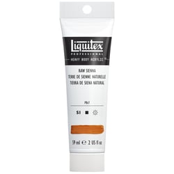 Tube 59 ml de peinture acrylique Liquitex Heavy Body série 1 - Terre de Sienne naturelle - Extra-fine