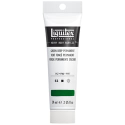 Tube 59 ml de peinture acrylique Liquitex Heavy Body série 2 - Vert foncé - Extra-fine