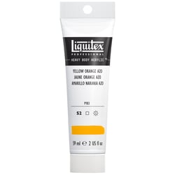 Tube 59 ml de peinture acrylique Liquitex Heavy Body série 2 - Jaune d'or - Extra-fine