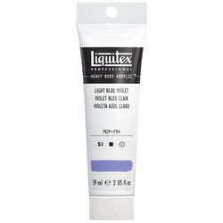 Tube 59 ml de peinture acrylique Liquitex Heavy Body série 1 - Violet bleu clair - Extra-fine