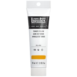 Tube 59 ml de peinture acrylique Liquitex Heavy Body série 2 - Jaune turner - Extra-fine