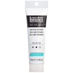 Tube 59 ml de peinture acrylique Liquitex Heavy Body série 1 - Bleu clair - Extra-fine