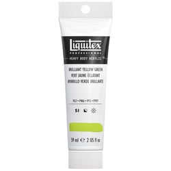 Tube 59 ml de peinture acrylique Liquitex Heavy Body série 1 - Vert jaune brillant - Extra-fine