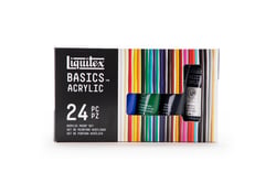 Lot de 24 tubes 22 ml de peinture Liquitex Color sets - Couleurs assorties