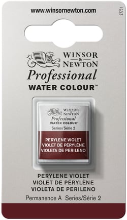 1/2 godet - Peinture aquarelle Winsor & Newton - Violet de Pérylène n°470 - Extra fine - Transparent