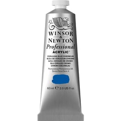 Professional Acrylic Colour- 60ml - bleu céruléum chrome - Winsor & Newton
