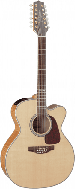 Takamine GJ72CE - Guitare folk électroacoustique 12 cordes - Jumbo - Natural 