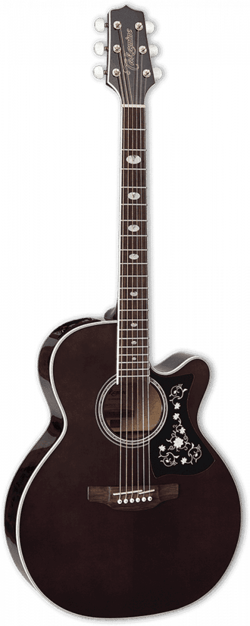 Takamine GN75CE - Guitare folk électroacoustique - Dreadnought - Transparent black 