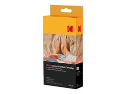 Kodak All In One Mini Cartridge - couleur (cyan, magenta, jaune) - kit rubans d'impression / étiquettes
