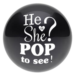 Kit Ballon + 2 Sacs de confettis - Gender Reveal - Amscan 
