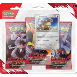 Lot de 3 boosters Pokémon - EV10 Rivalités destinées - Modèles aléatoires - Vendu à l'unité