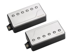 CC HS - SET MICROS HUMBUCKER CLASSIC ALUMINIUM BROSSÉ